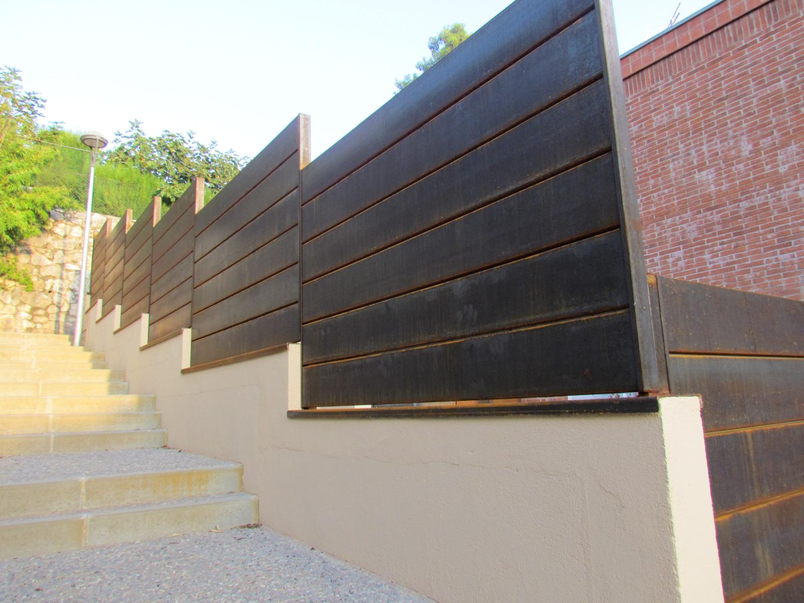 Tancaments d’Acer Corten a Girona